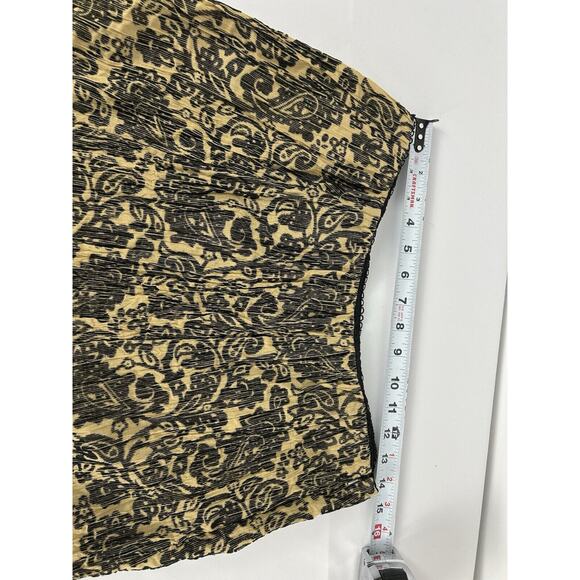 Vintage Fairy Steampunk Skirt David Brooks Size 12 Western Tier Paisley Women's - Picture 8 of 10